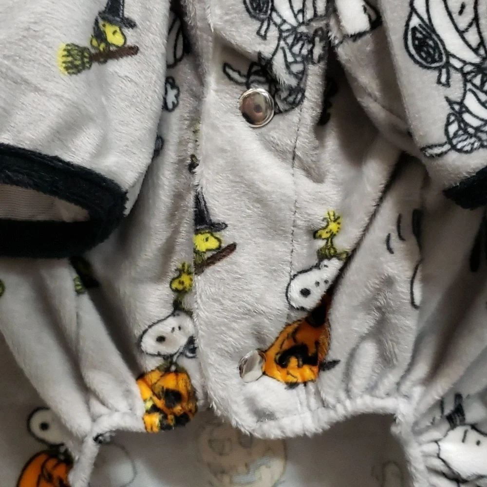 Peanuts by Berkshire Pet Pajamas Snoopy Light Gray NWT